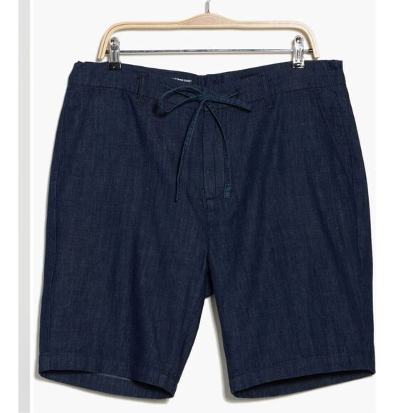 AG Adriano Goldschmied Wells drawstring relaxed tapered shorts cotton sz 32 NWT - Picture 3 of 12